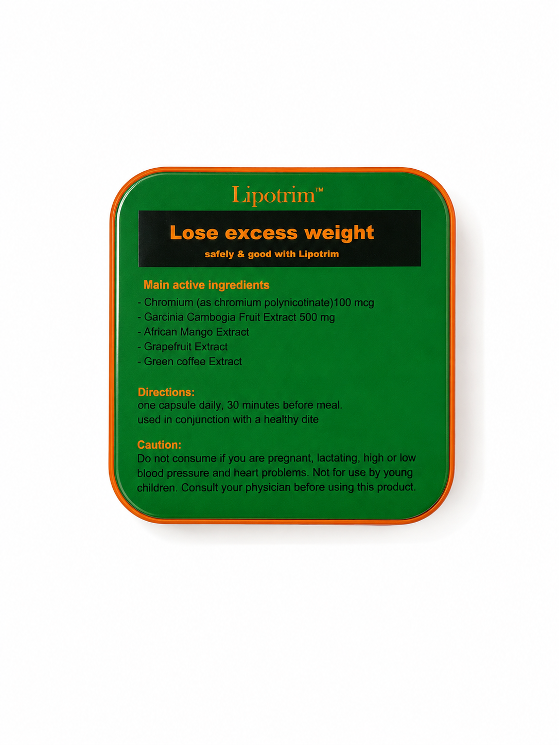 Капсули для схуднення Lipotrim Natural Slimming Capsule 💊36 - Зображення 2